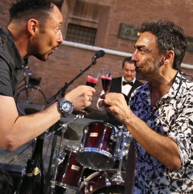 Andrea Barbi e Marco Ligabue  a teatro con “Salutami tuo fratello”  foto 
