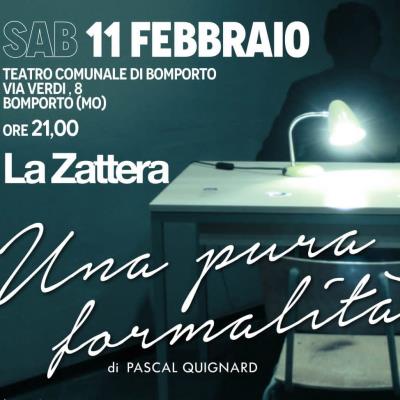 A teatro lo spettacolo ‘Una pura formalità’  foto 