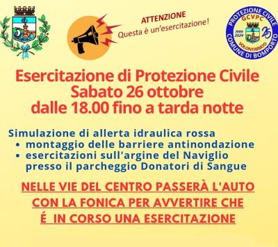 Esercitazione di Protezione Civile foto 