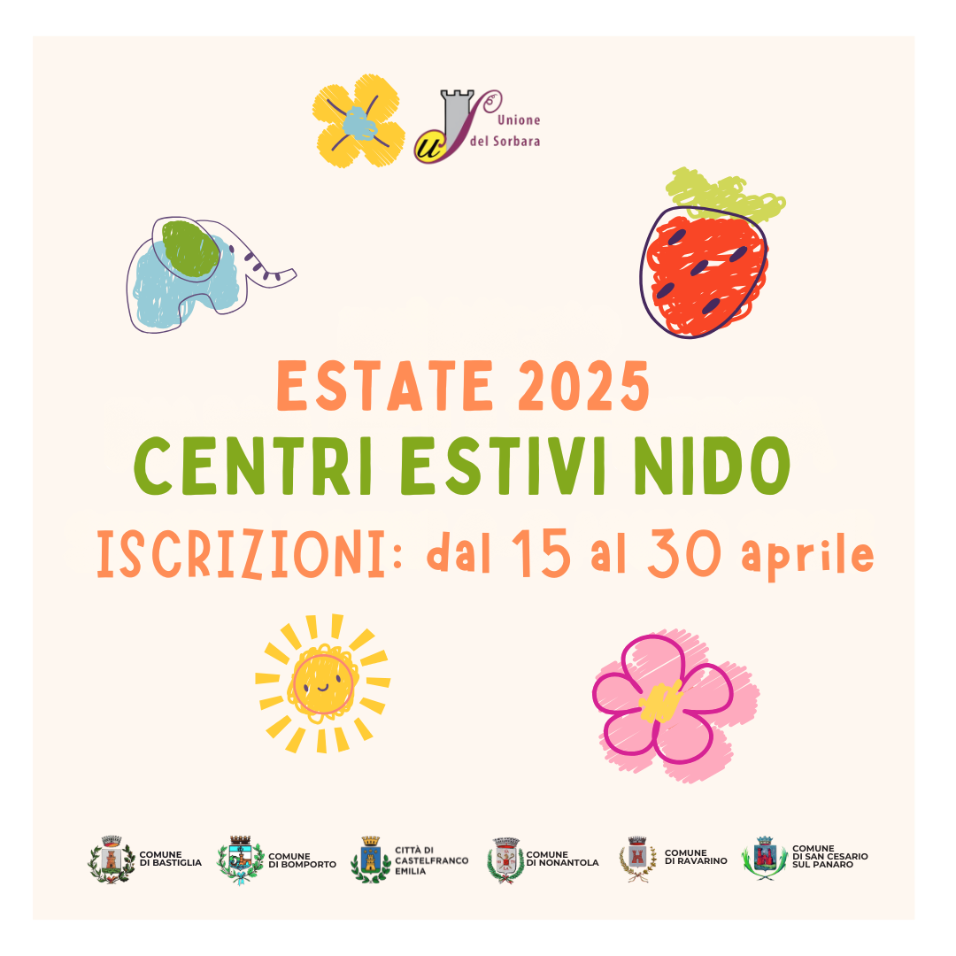 Centri estivi nido 2025 