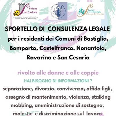 SPORTELLO DI CONSULENZA LEGALE